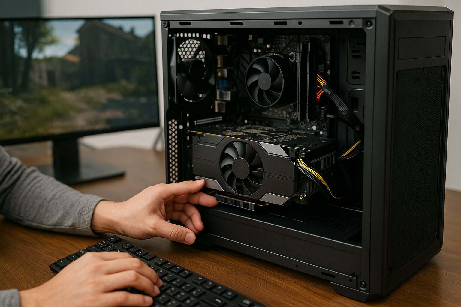 PCゲームが落ちる場合のグラボ周辺の確認方法と対応策