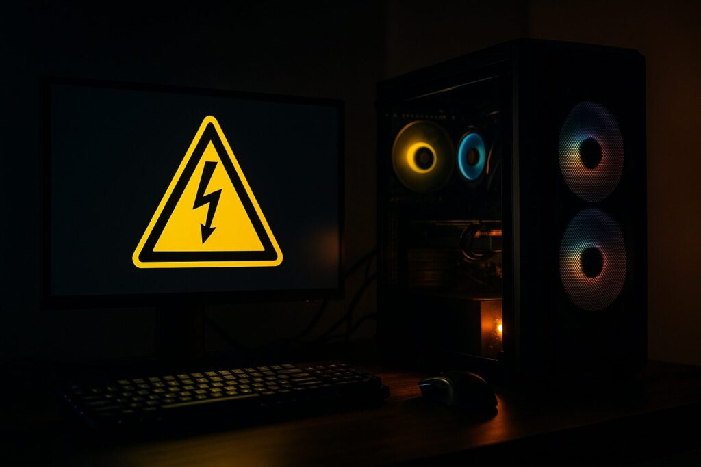 ゲーミングPCが停電時壊れる可能性とリスク
