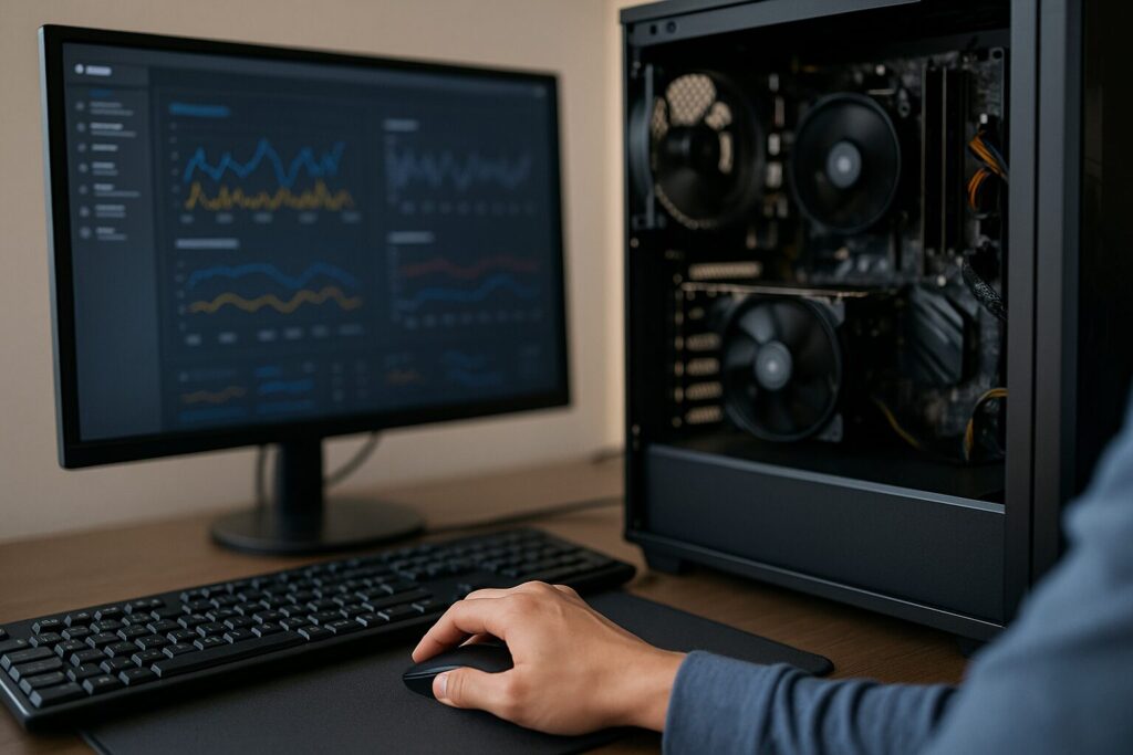 windows10/11 ファン回転数の確認手順