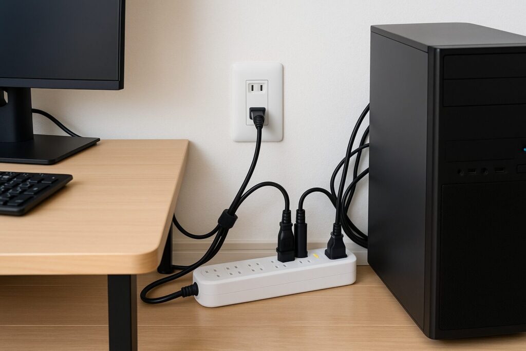 PCと電源とタコ足の基礎