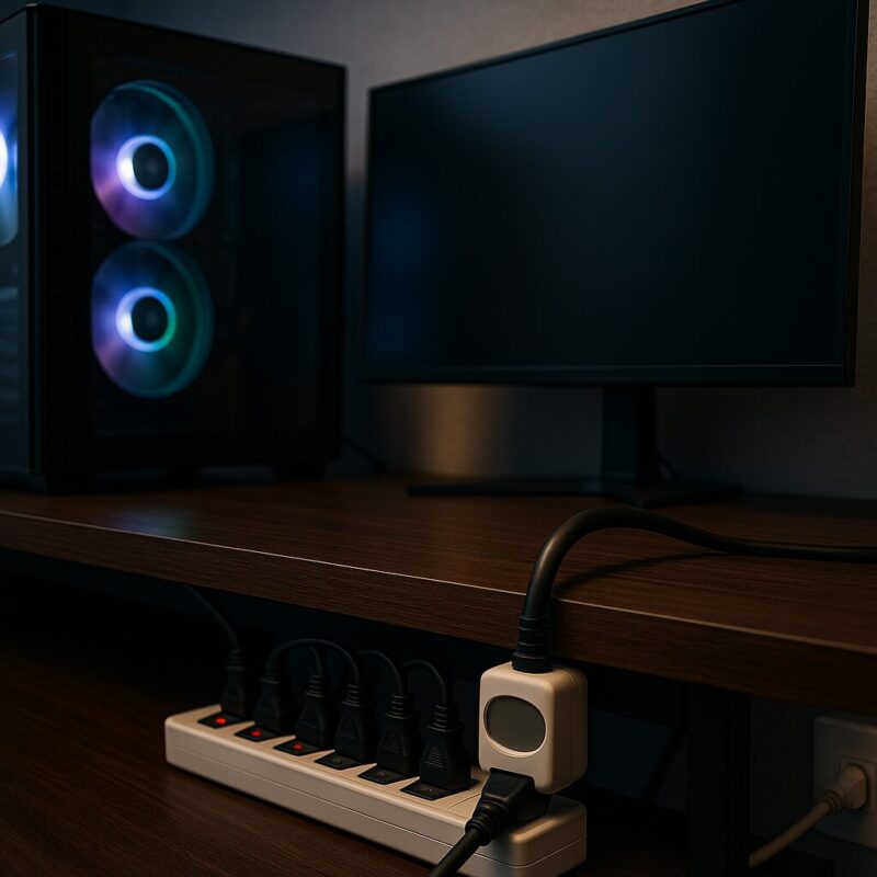 ゲーミングPCの電源タップと電力不足