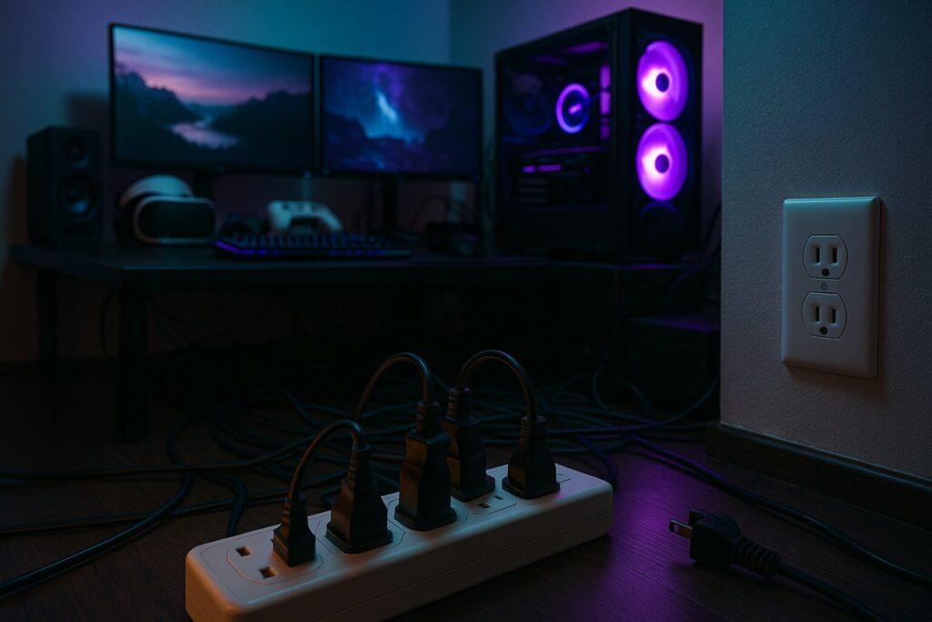 ゲーミングPCでコンセントが足りない