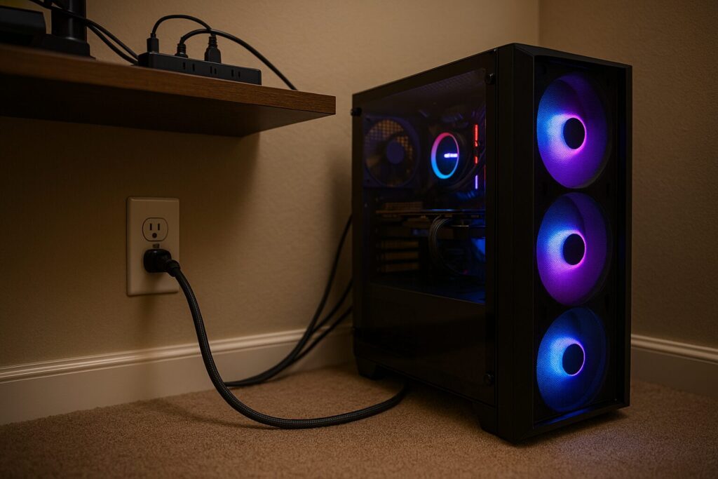 ゲーミングPCはコンセント直挿し推奨か