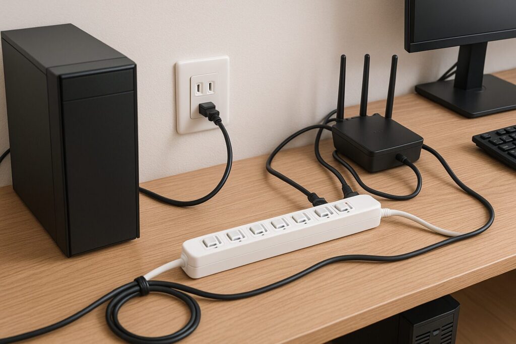PCの電源とタコ足の実践対策