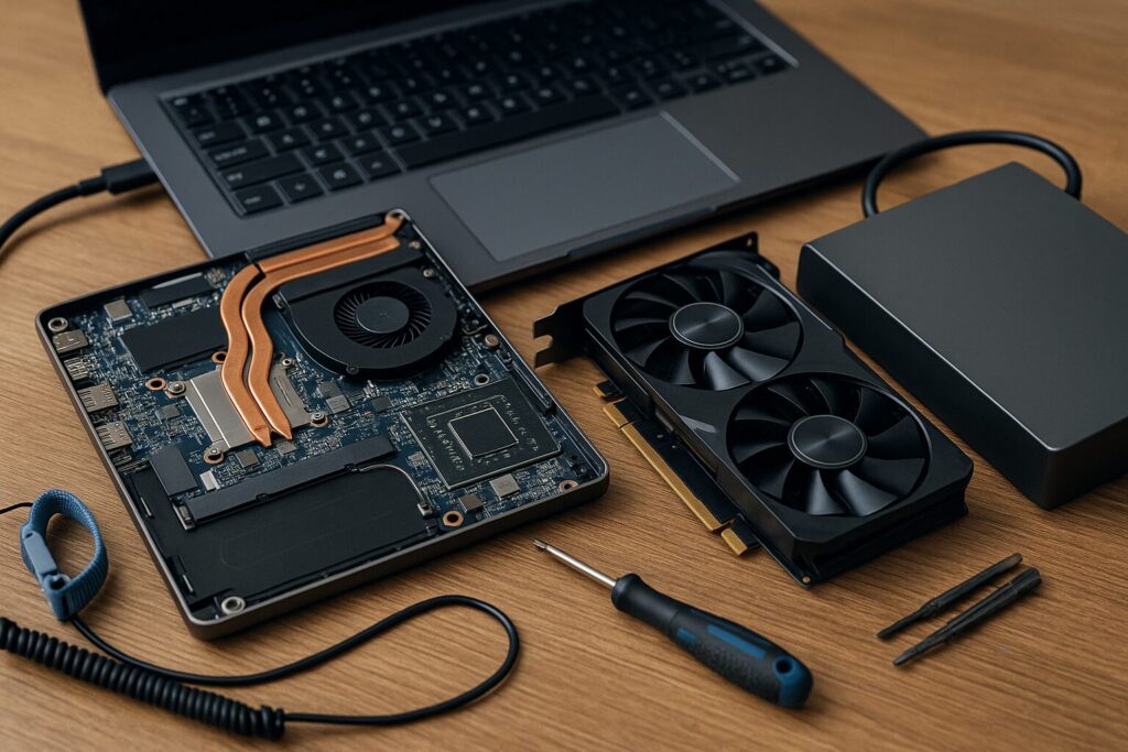 ノートPCのグラボ交換と外付けGPUはやめとけ？