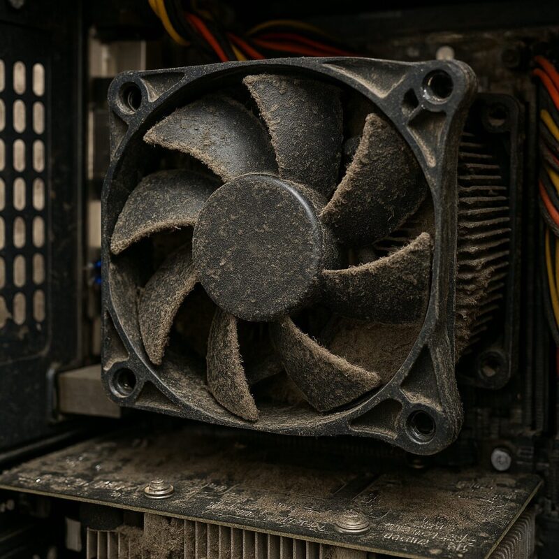 PCのファンを掃除しないとどうなる？