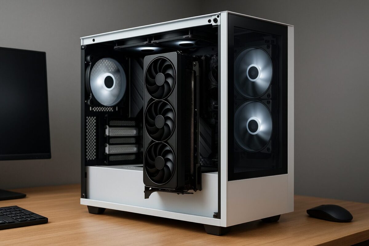 PCケースでグラボ縦置き徹底攻略クリアランスと排熱の最適化手順