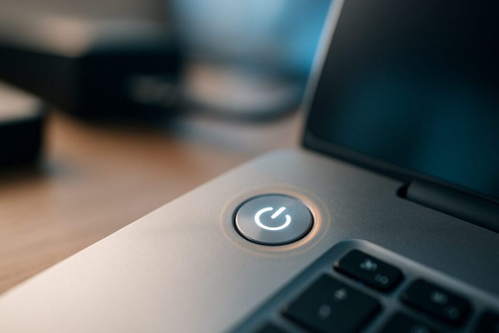 PCの電源ボタンが点滅する原因
