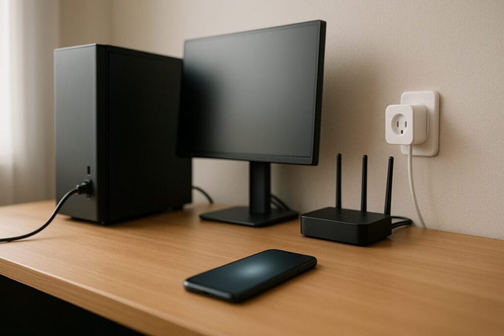 PCの電源を遠隔で入れるスイッチ