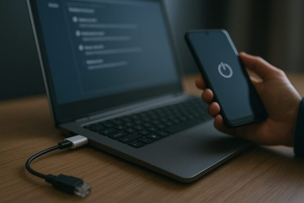 ノートPC 電源 遠隔スイッチ