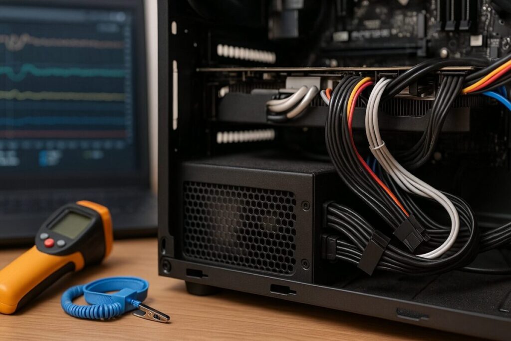 PCの電源の劣化を調べる基礎