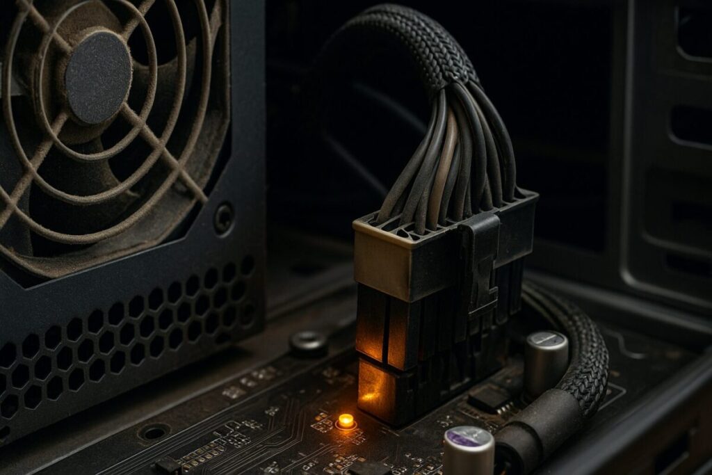 電源故障の前兆とPCの電源の寿命が近い兆候は？