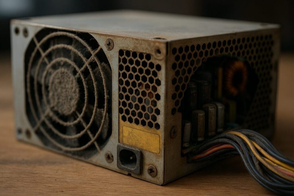PCの電源ユニットが寿命である症状は？