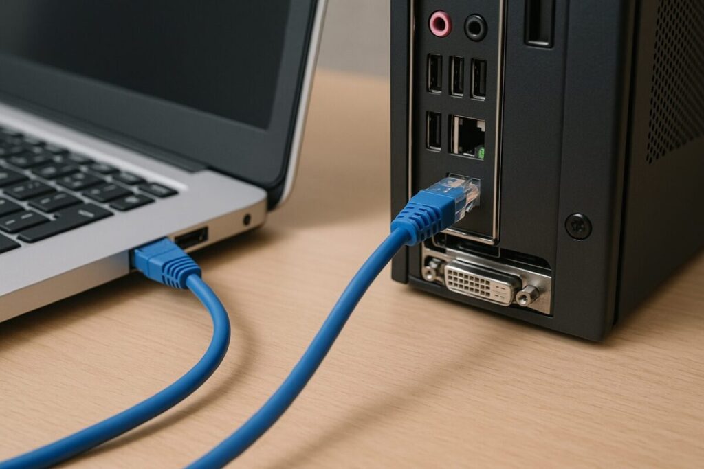 PC同士をLanで接続する基本