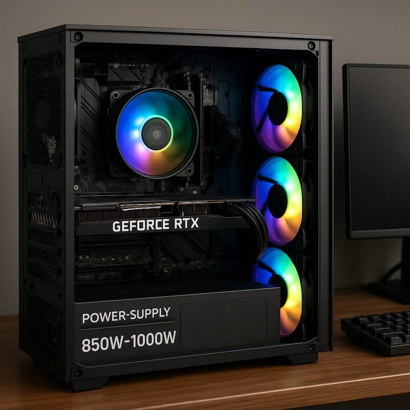 ゲーミングPCの電源は何ワットか？