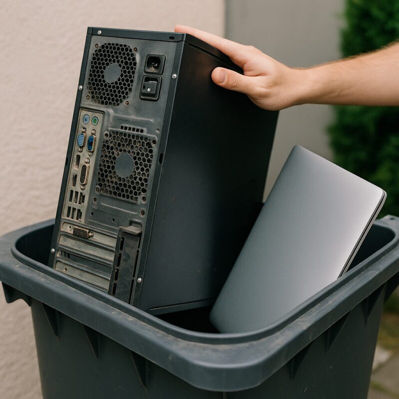 PCの電源の捨て方と注意点