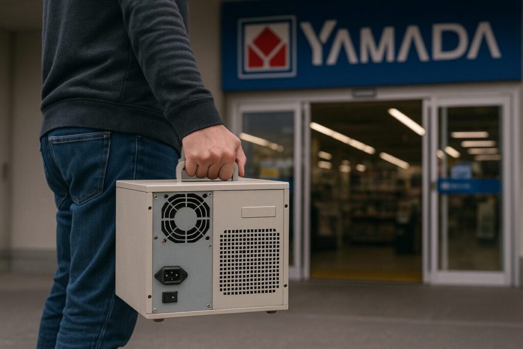 廃棄はヤマダ電機へ持ち込み