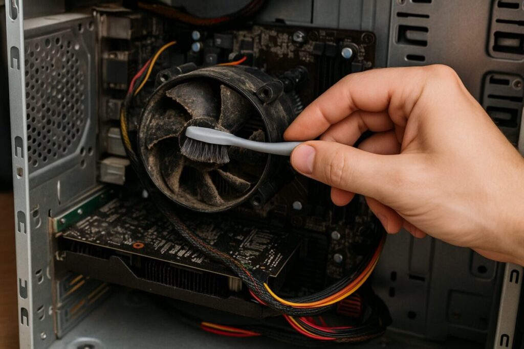 PCのファンのホコリはどうやって取るのか？