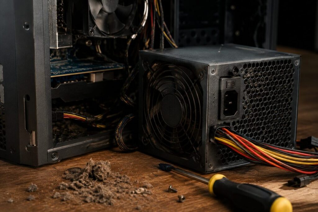 PC電源の劣化症状と原因