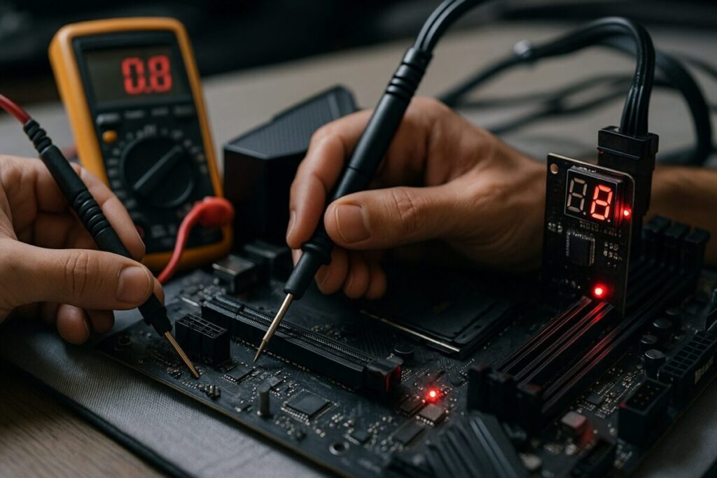 マザーボードの不具合を確認する方法は？