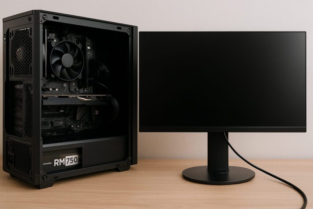 自作PCの画面が映らない