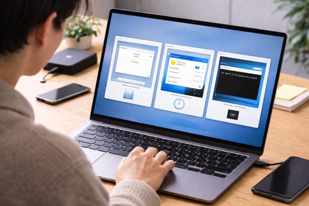 ファイル復元Windows11/10の流れ