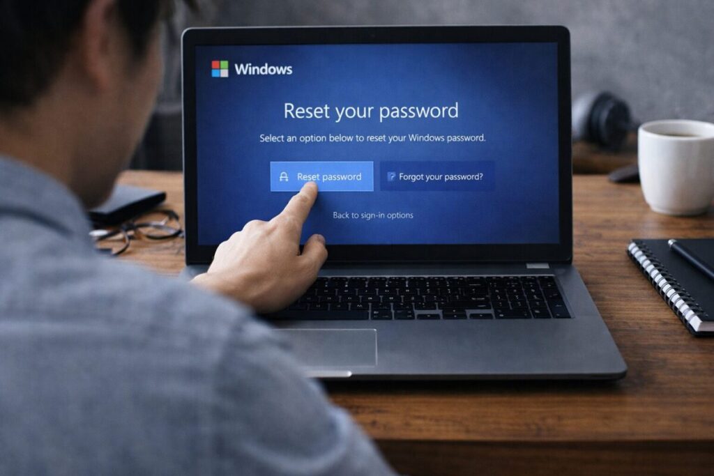 Windowsパソコンのパスワードを忘れた対処