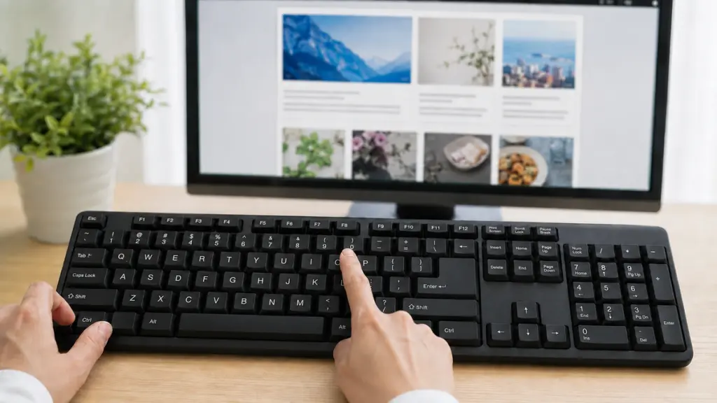 Ctrlキーと0キーでブラウザの表示倍率を戻す操作