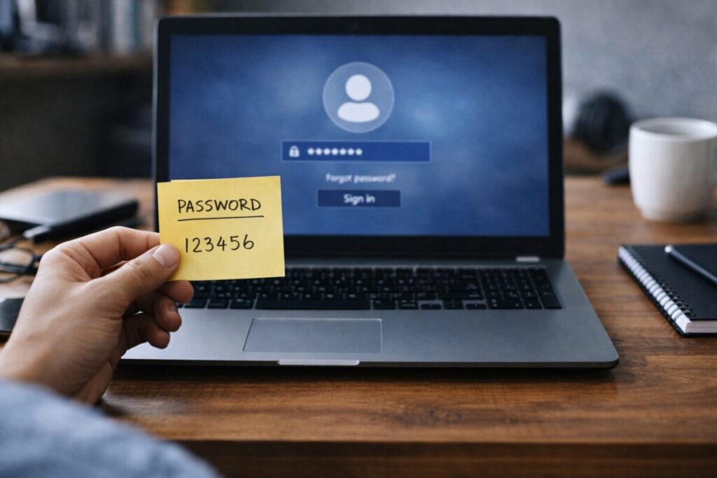 パソコンのパスワードを忘れたとき最初に確認